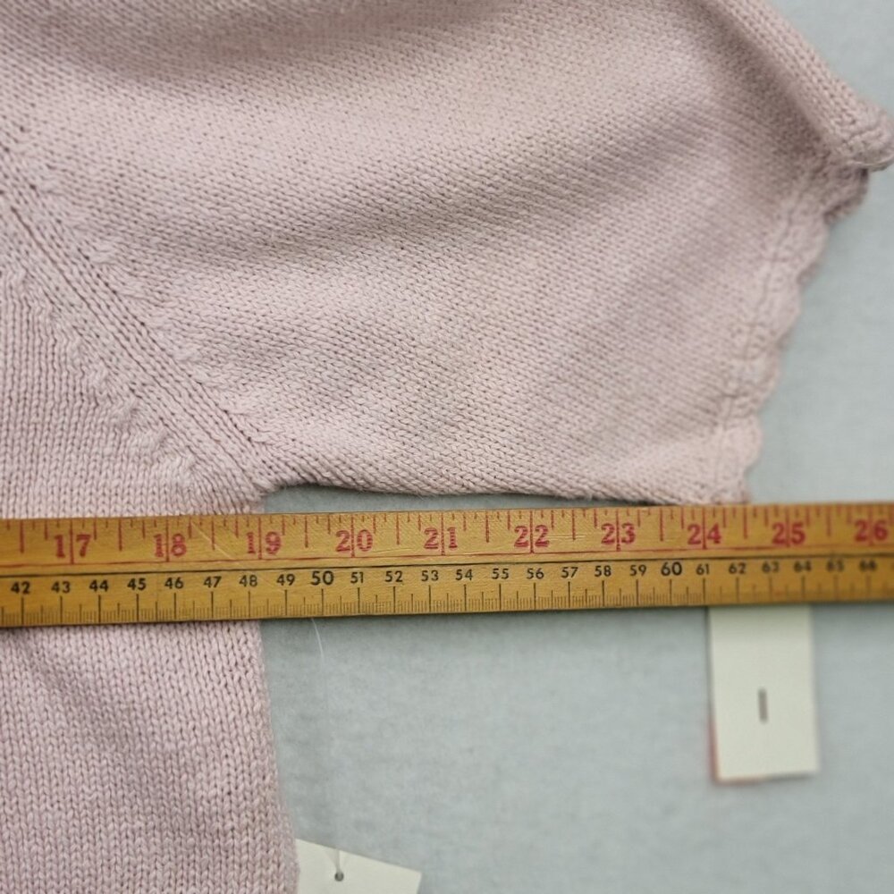 Vintage Margules Crochet Crop Top M Pink Retro Boho Romantic Cottagecore Dainty - Picture 8 of 12